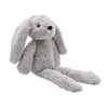 Theo The Plush Long  Leg Grey Bunny  35 cm