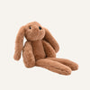 Cookie The Plush Long Leg Dark Brown Bunny 35 cm