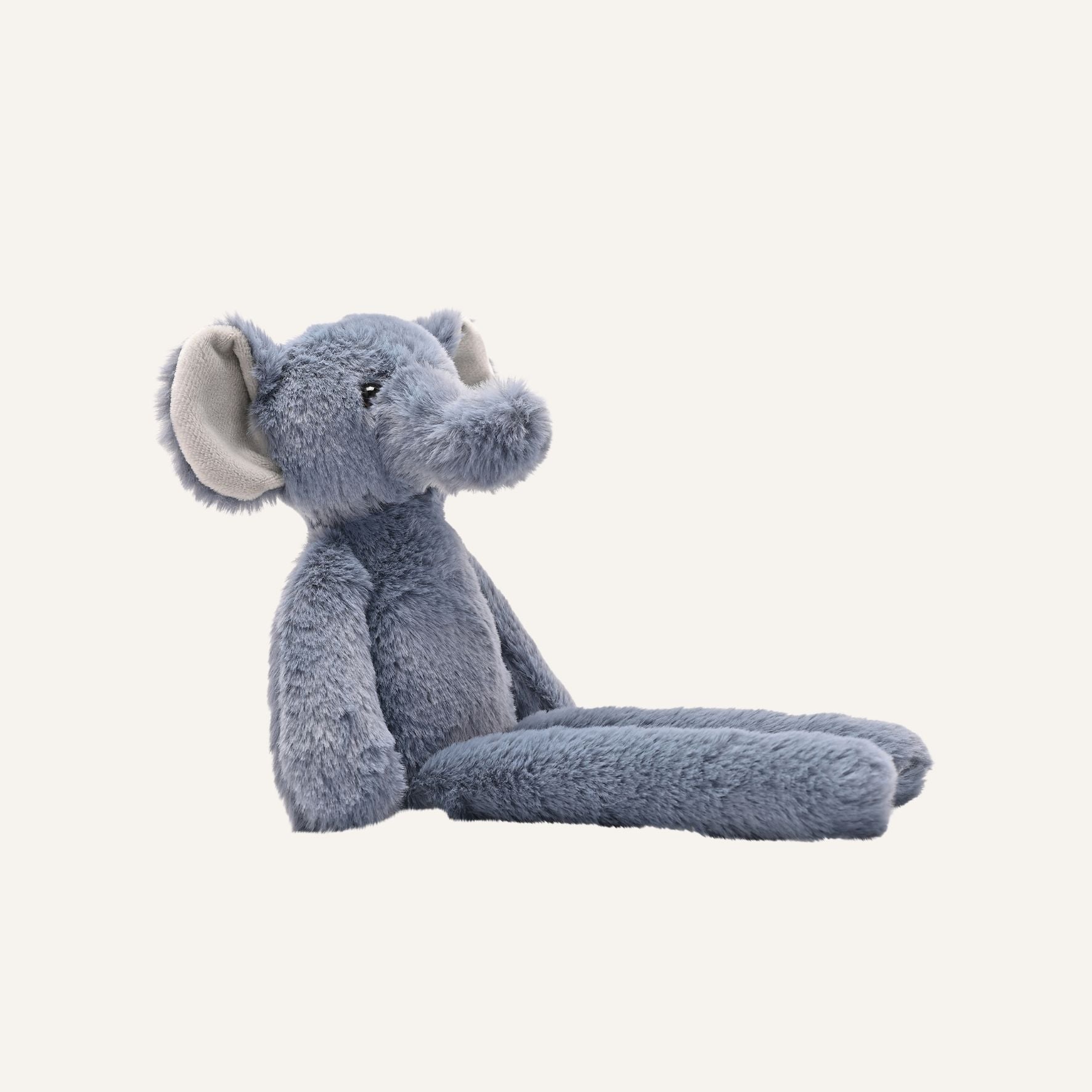 George The Plush Long Leg Petrol Elephant 35 cm