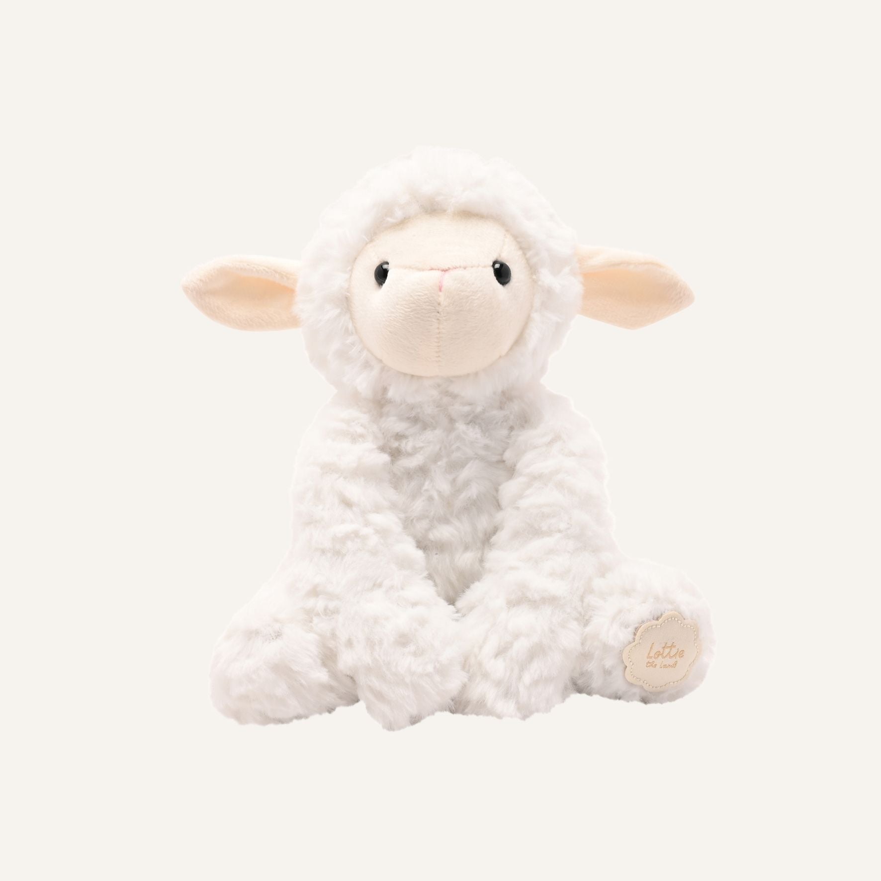 Lottie The Plush Sitting White Lamb 22 cm
