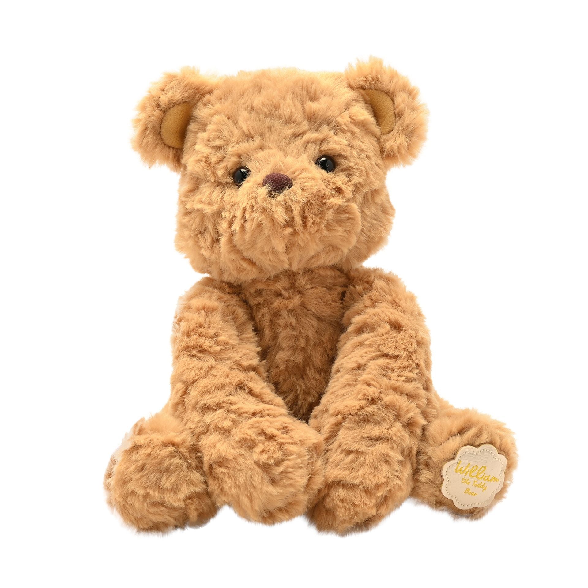 William The Plush Sitting Brown Teddy Bear 22 cm