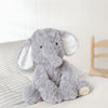Ethel The Plush Sitting Grey Elephant 22 cm