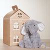 Ethel The Plush Sitting Grey Elephant 22 cm