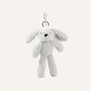 Theo The Plush Grey Bunny Keyring