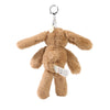 Cookie The Plush Dark Brown Bunny Keyring