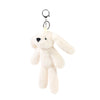 Talia The Plush Cream Bunny Keyring