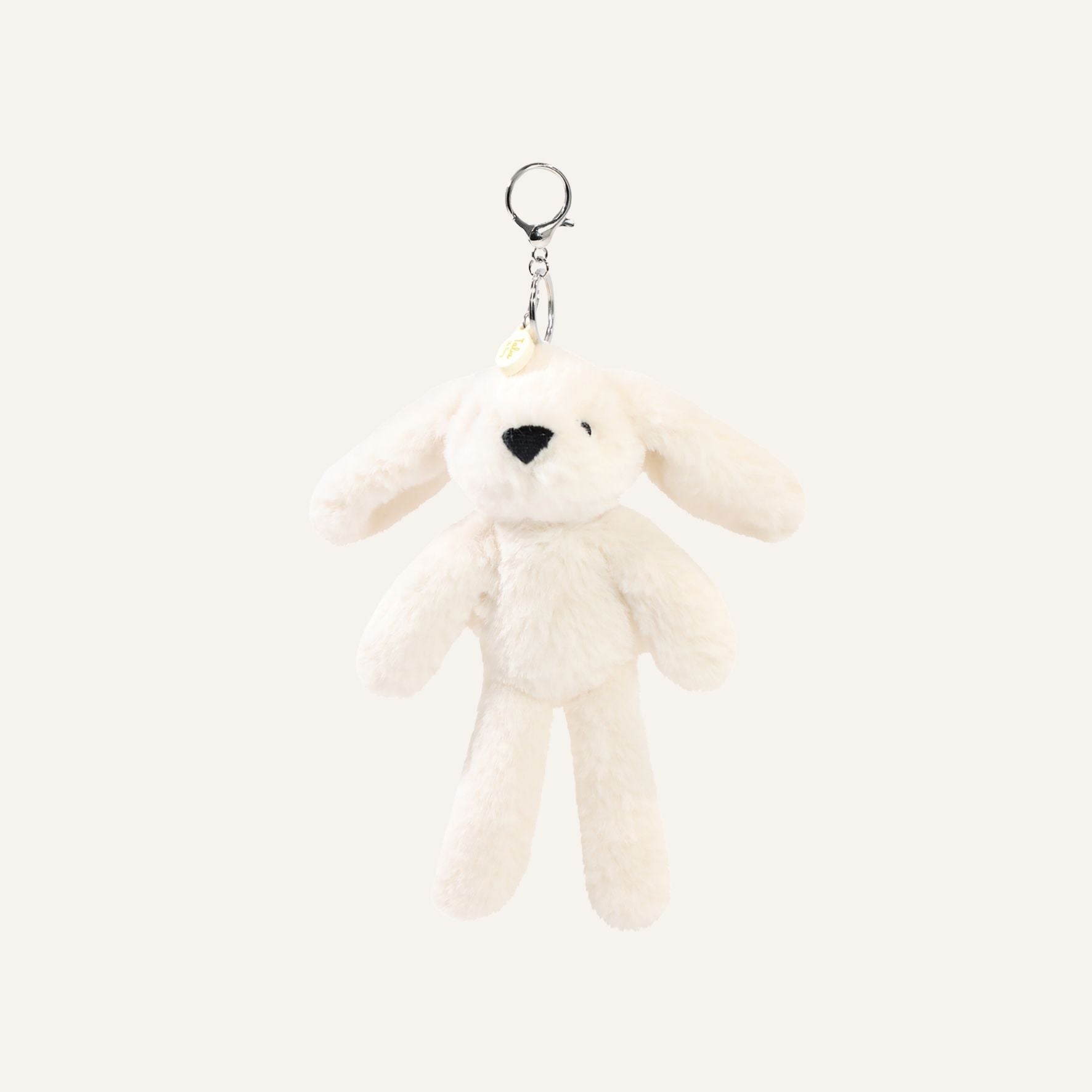 Talia The Plush Cream Bunny Keyring