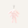 Katie The Plush Light Pink Bunny Keyring