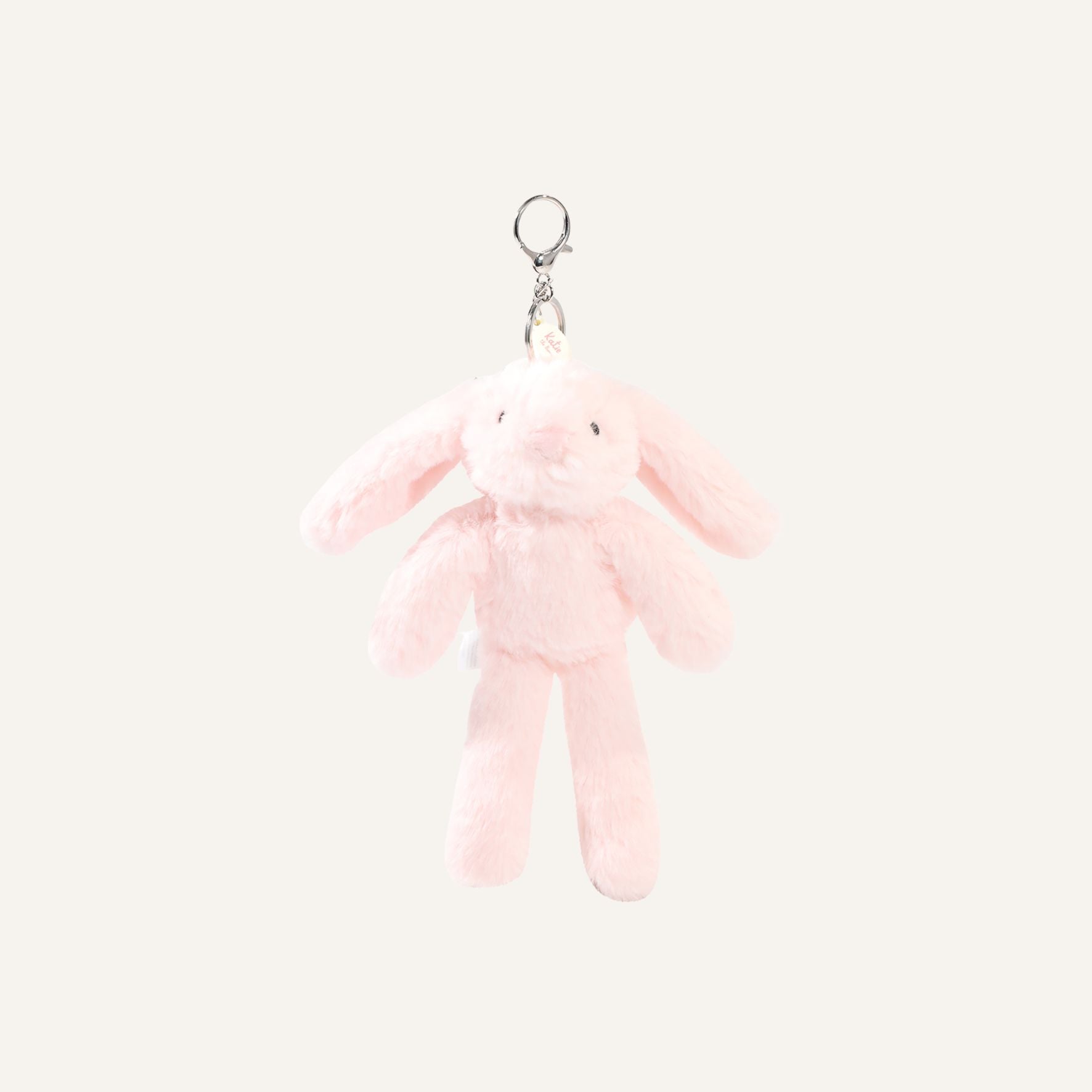 Katie The Plush Light Pink Bunny Keyring