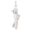 Ste The Plush Light Grey Bear Keyring
