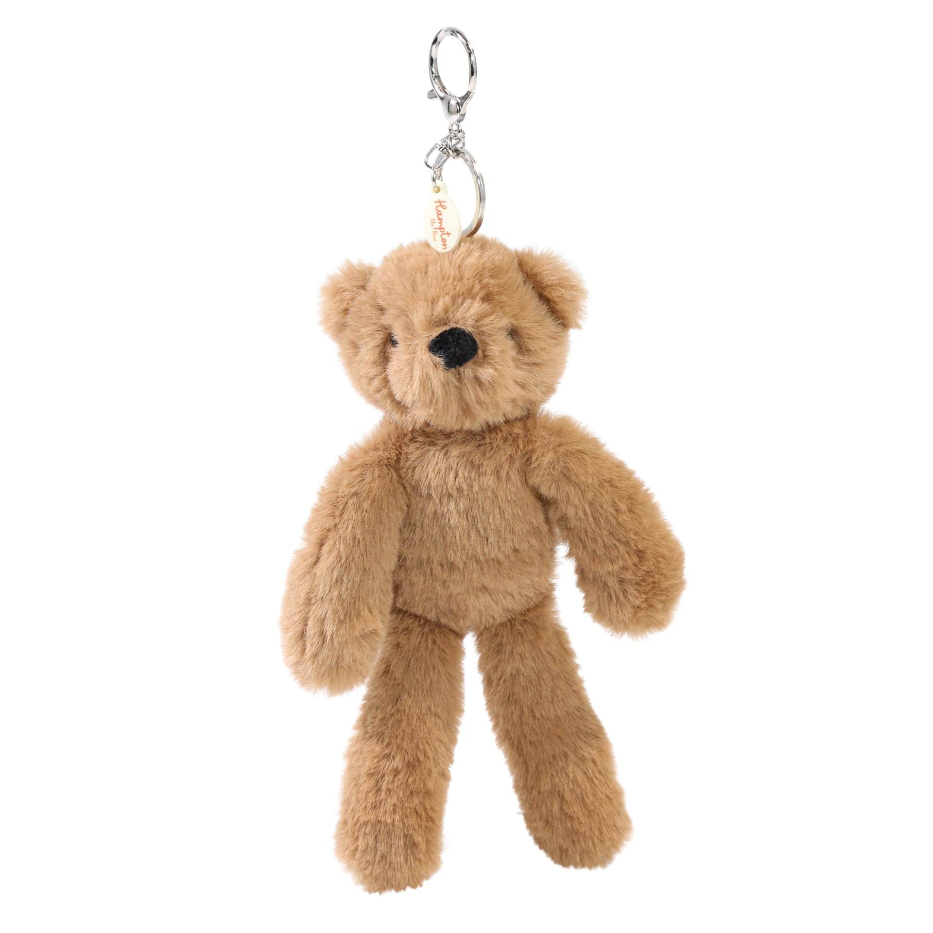 Hampton The Plush Dark Brown Bear Keyring
