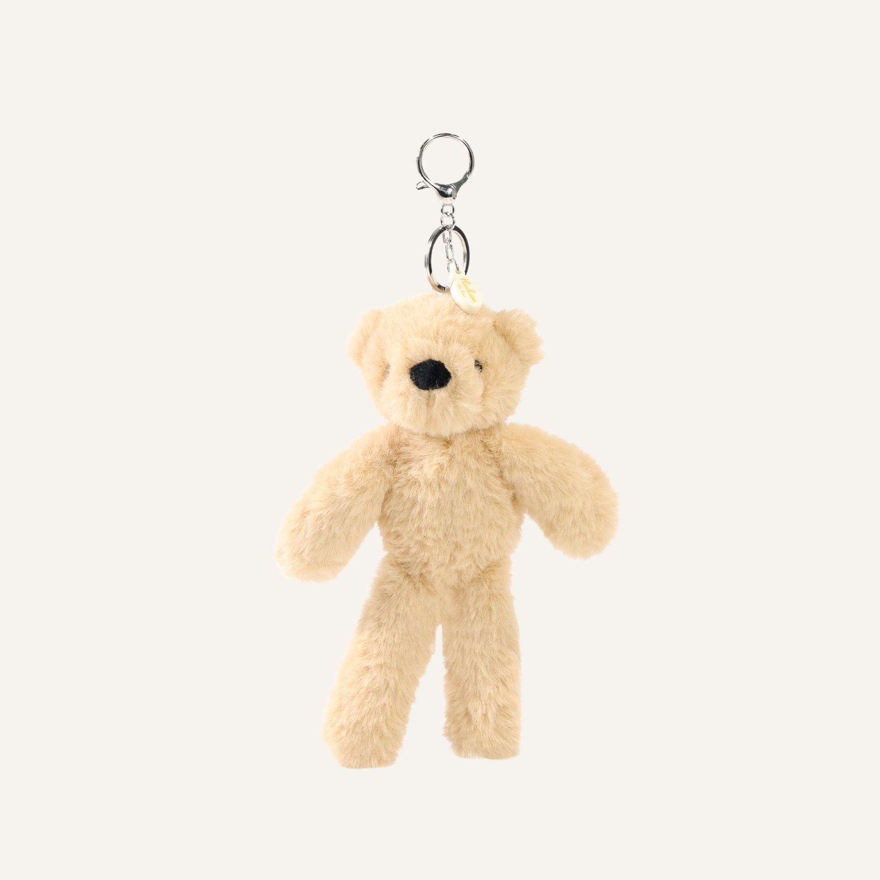 Hudson The Plush Light Brown Bear Keyring