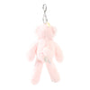 Willow The Plush Light Pink Bear Keyring