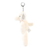 Ellie The Plush Cream Elephant Keyring