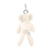 Ellie The Plush Cream Elephant Keyring