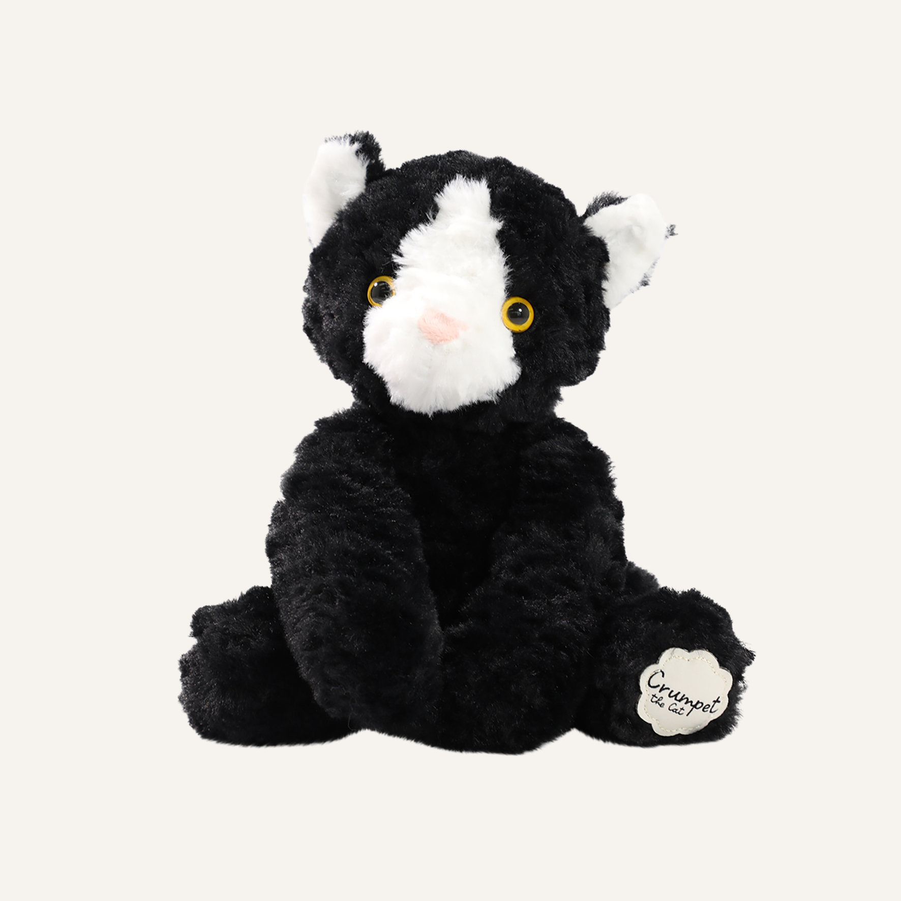 Crumpet The Plush Black and White Cat
