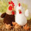 Rio The Plush Sitting Rooster 28cm
