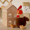 Rio The Plush Sitting Rooster 28cm