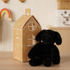 Monty The Plush Long Leg Black Puppy 30cm