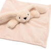 Softies Baby Comforter - Talia - White Two Side Short Plush 27cm x 27cm