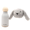 Theo The Plush Bunny Grey Stainless Steel Water Bottle 23cm / 500ml