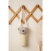 Softies Silicone Water Bottle Bag with Charm Holes and Fabric Clip on Carry Strap