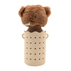 Softies Silicone Water Bottle Bag with Charm Holes and Fabric Clip on Carry Strap