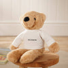 Personalised Hudson the Bear Softie with Embroidered Jumper