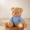 Personalised William the Teddy Bear Softie with Embroidered Jumper