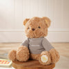 Personalised William the Teddy Bear Softie with Embroidered Jumper