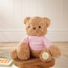 Personalised William the Teddy Bear Softie with Embroidered Jumper