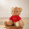 Personalised William the Teddy Bear Softie with Embroidered Jumper