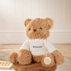 Personalised William the Teddy Bear Softie with Embroidered Jumper